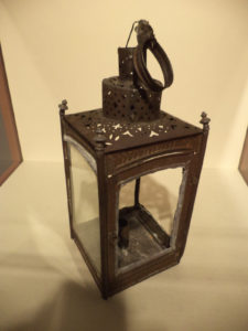 The surviving lantern from the Old North Church, now in the Concord Museum. (author photo)